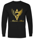 Alston Allen Exclusive Custom Long Sleeve Black & Gold T-Shirt